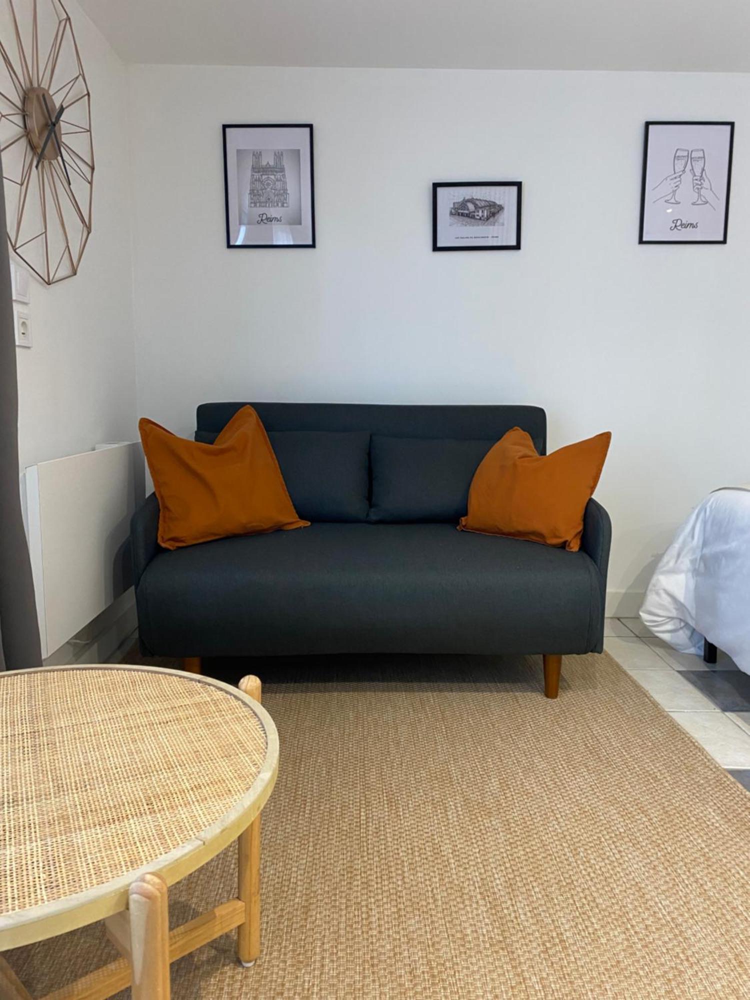 Appart Studio Rdc De Maison Avec Exterieur Proche Reims Tinqueux Zewnętrze zdjęcie